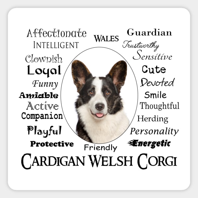 Corgi Traits Sticker by You Had Me At Woof